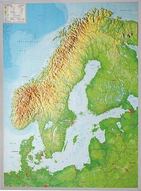 Georelief Skandinavien